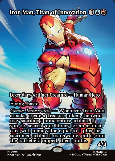 Iron Man, Titan of Innovation - Marvel Universe - Borderless