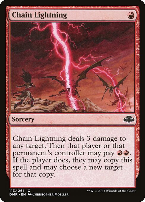 Chain Lightning - Dominaria Remastered