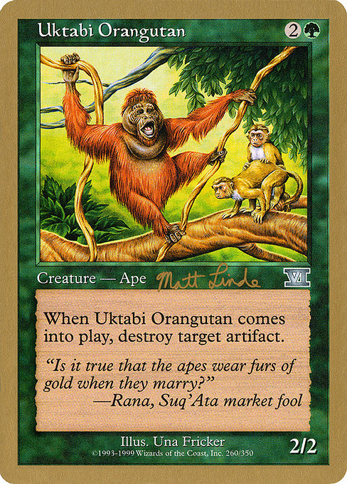 Uktabi Orangutan - World Championship Decks 1999