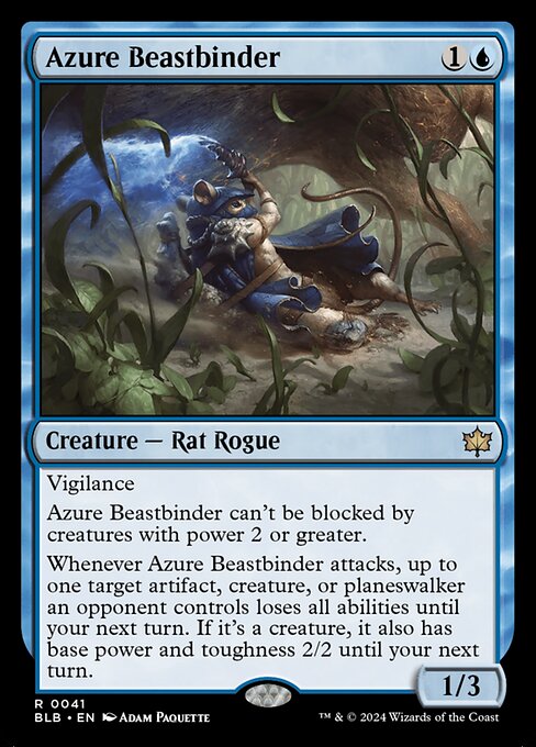 Azure Beastbinder - Bloomburrow