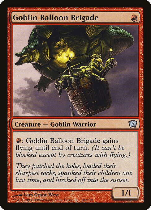 Goblin Balloon Brigade - Ninth Edition - Promo Foil