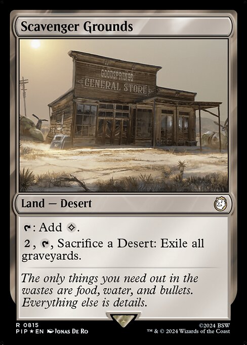 Scavenger Grounds - Fallout - Surge Foil