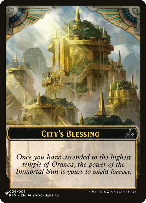 City's Blessing - The List