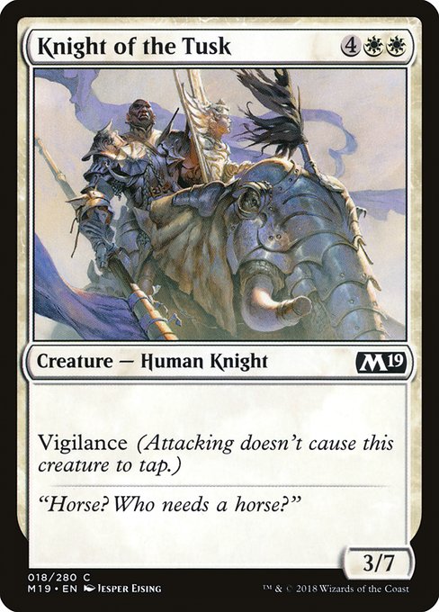 Knight of the Tusk - Core Set 2019