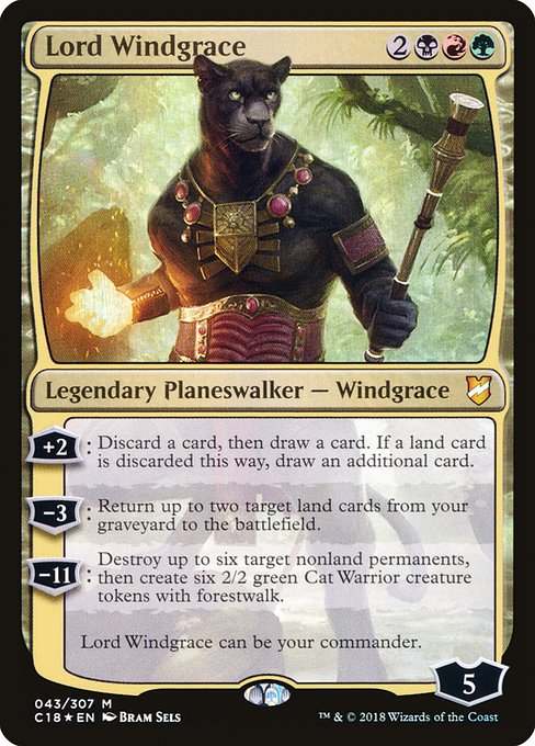 Lord Windgrace - Commander 2018 - Promo Foil