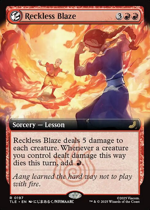 Reckless Blaze - Avatar: The Last Airbender Eternal - Extended Art