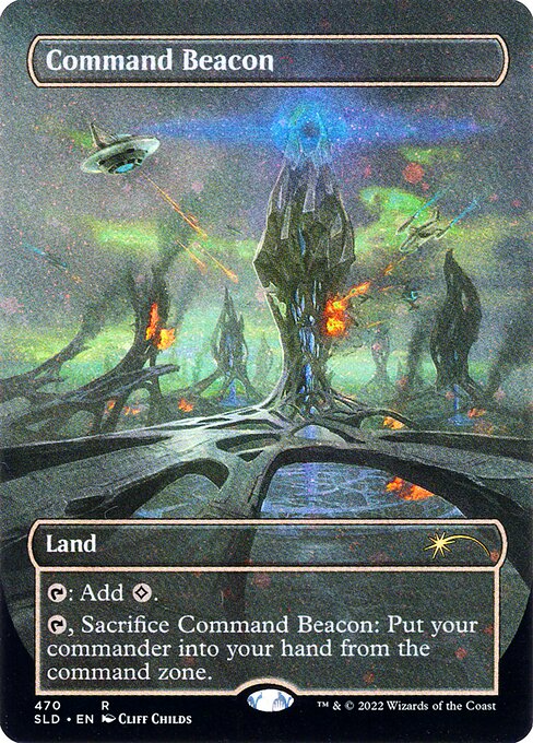 Command Beacon - Secret Lair Drop - Galaxy Foil