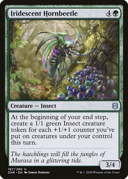 Iridescent Hornbeetle - Zendikar Rising