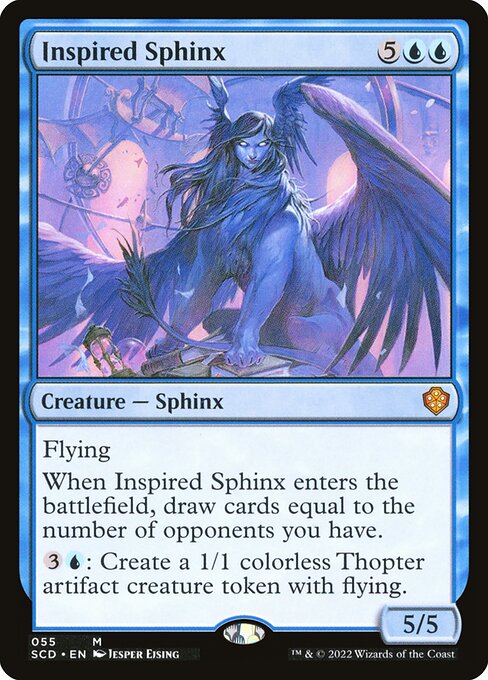 Inspired Sphinx - Starter Commander Decks