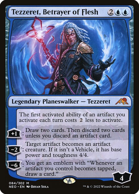 Tezzeret, Betrayer of Flesh - Kamigawa: Neon Dynasty