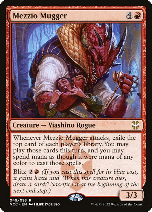 Mezzio Mugger - New Capenna Commander Promos