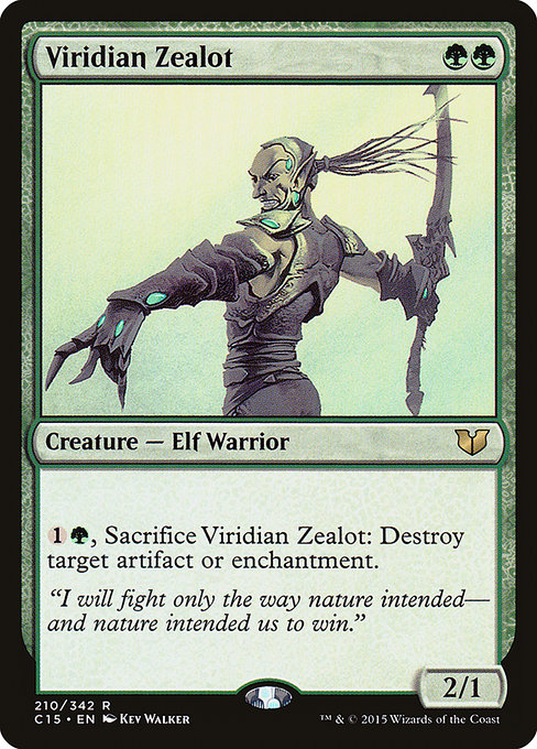 Viridian Zealot - Commander 2015