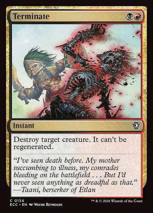Terminate - Lorwyn Eclipsed Commander