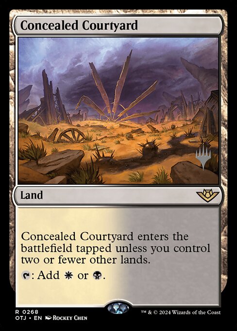 Concealed Courtyard - Outlaws of Thunder Junction Promos