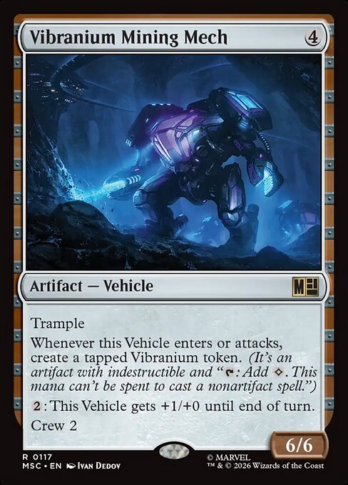 Vibranium Mining Mech - Marvel Super Heroes Commander