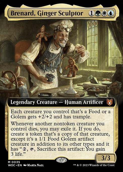 Brenard, Ginger Sculptor - Wilds of Eldraine Commander