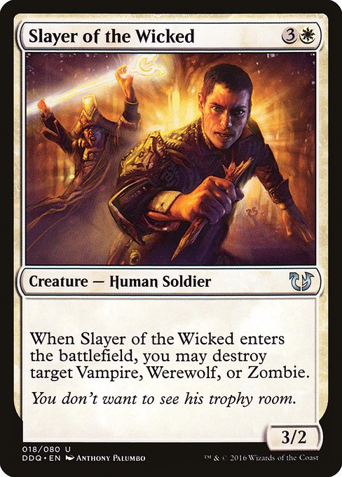 Slayer of the Wicked - Duel Decks: Blessed vs. Cursed