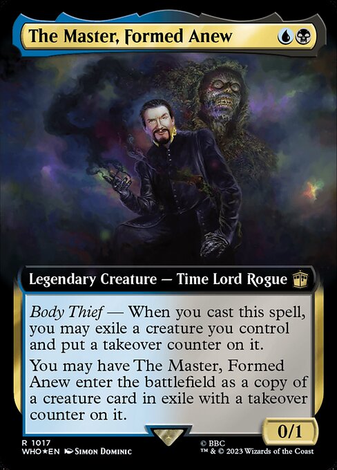 The Master, Formed Anew - Doctor Who - Surge Foil, Extended Art