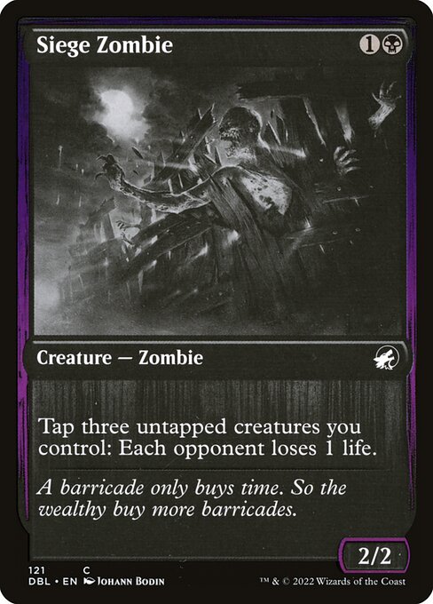 Siege Zombie - Innistrad: Double Feature