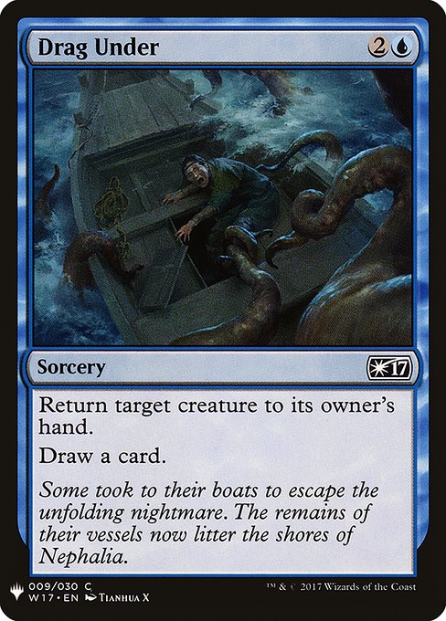 Drag Under - The List