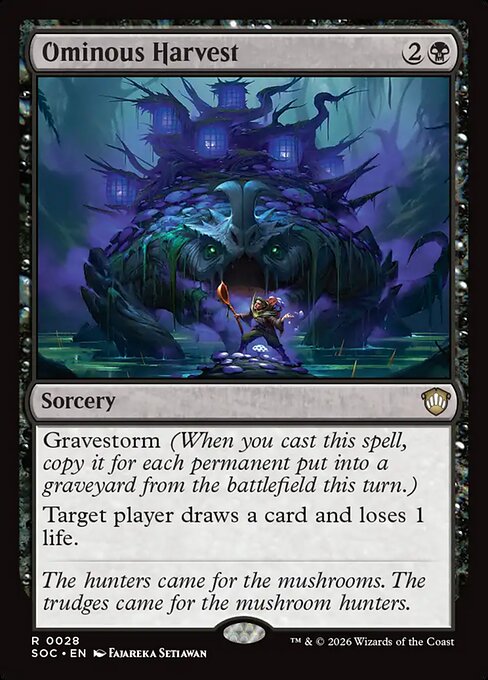 Ominous Harvest - Secrets of Strixhaven Commander
