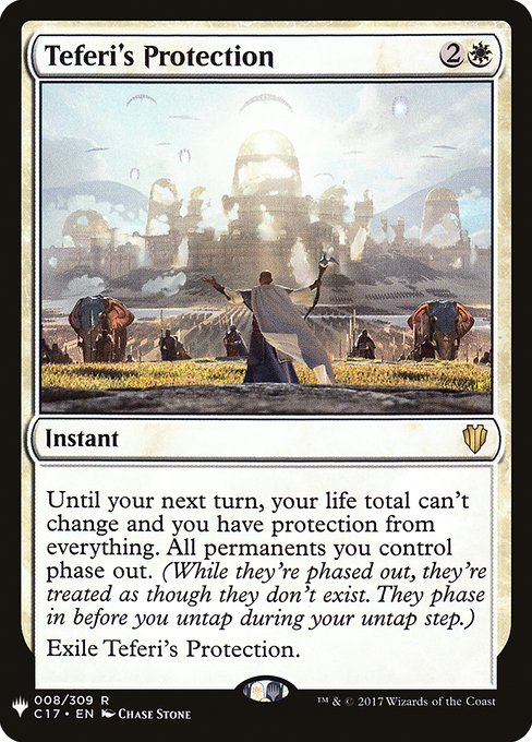 Teferi's Protection - The List