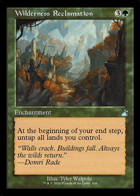 Wilderness Reclamation - Ravnica Remastered - Retro