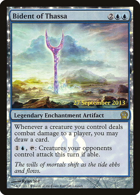 Bident of Thassa - Theros Promos
