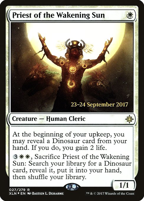 Priest of the Wakening Sun - Ixalan Promos