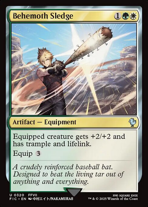 Behemoth Sledge - Final Fantasy Commander