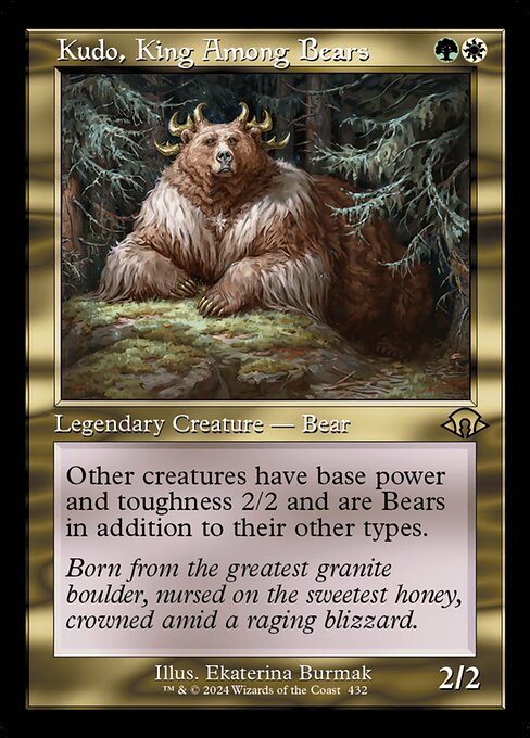 Kudo, King Among Bears - Modern Horizons 3 - Retro