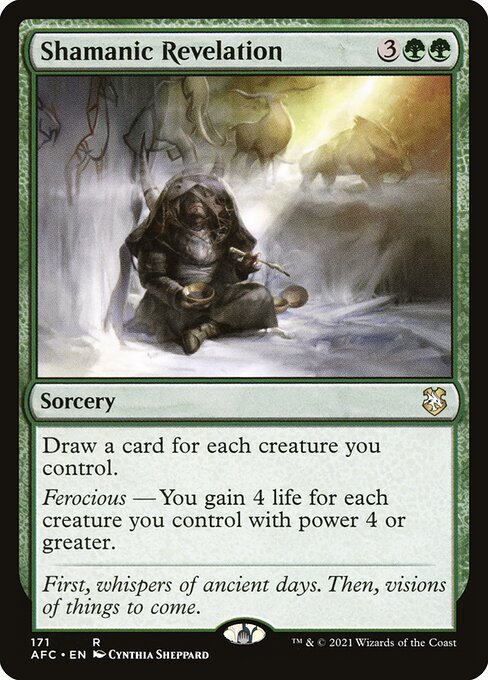 Shamanic Revelation - Forgotten Realms Commander