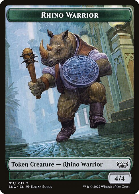 Rhino Warrior - Streets of New Capenna Tokens