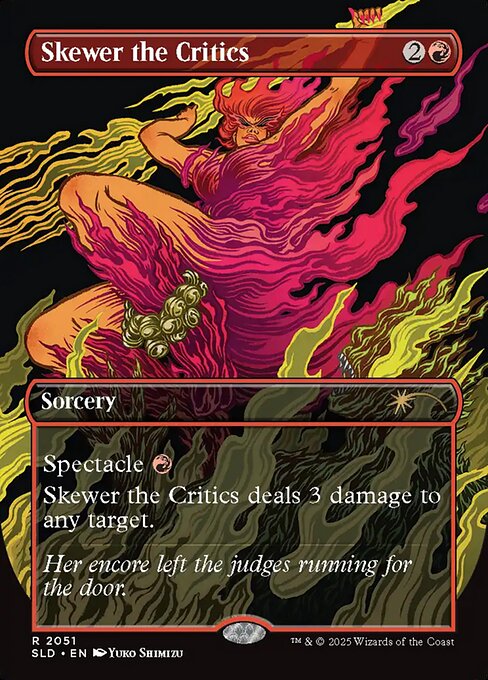 Skewer the Critics - Secret Lair Drop - Borderless