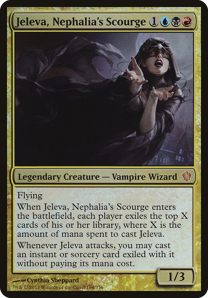 Jeleva, Nephalia's Scourge - Commander 2013 Oversized - Promo Foil