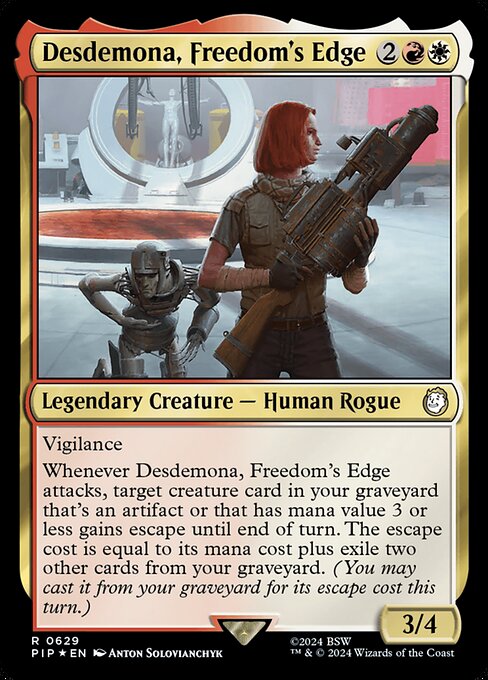 Desdemona, Freedom's Edge - Fallout - Surge Foil