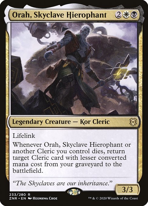 Orah, Skyclave Hierophant - Zendikar Rising