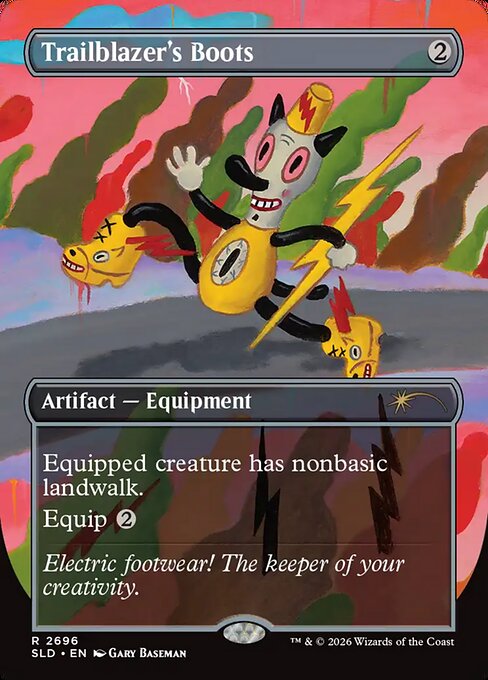 Trailblazer's Boots - Secret Lair Drop - Borderless