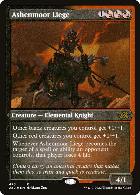 Ashenmoor Liege - Double Masters 2022 - Etched Foil