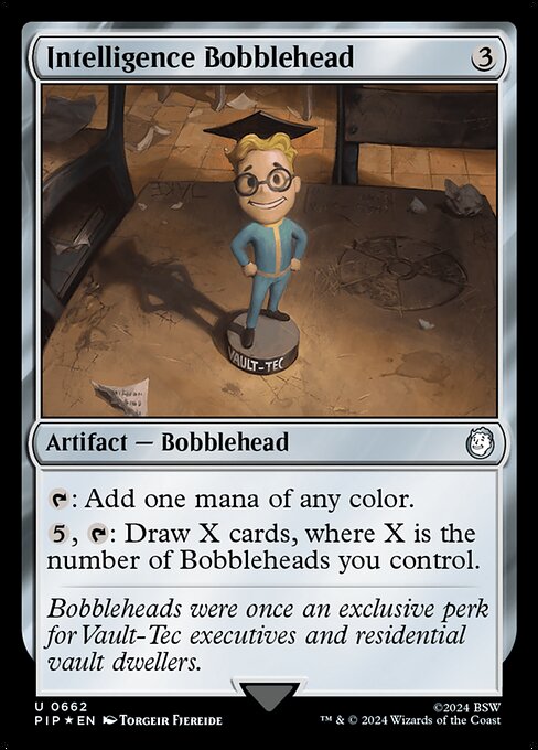 Intelligence Bobblehead - Fallout - Surge Foil