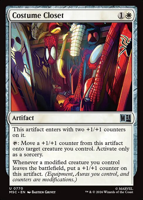Costume Closet - Marvel Super Heroes Commander