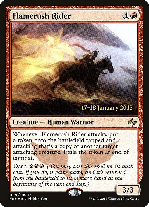 Flamerush Rider - Fate Reforged Promos - Promo Foil