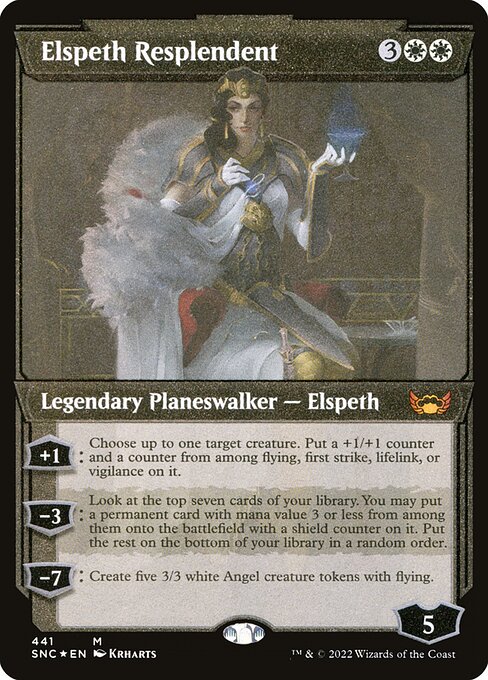 Elspeth Resplendent - Streets of New Capenna - Etched Foil