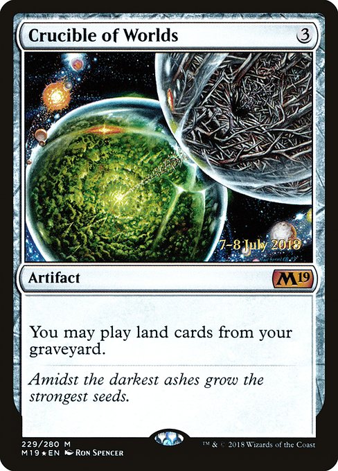 Crucible of Worlds - Core Set 2019 Promos - Promo Foil