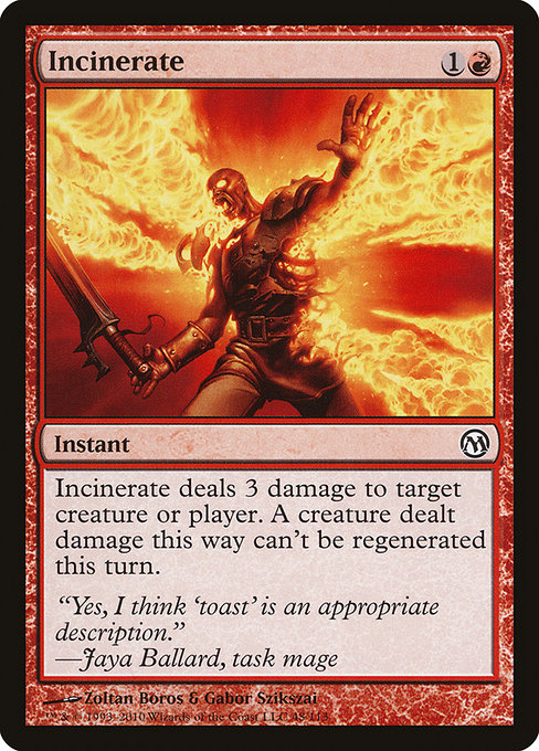 Incinerate - Duels of the Planeswalkers