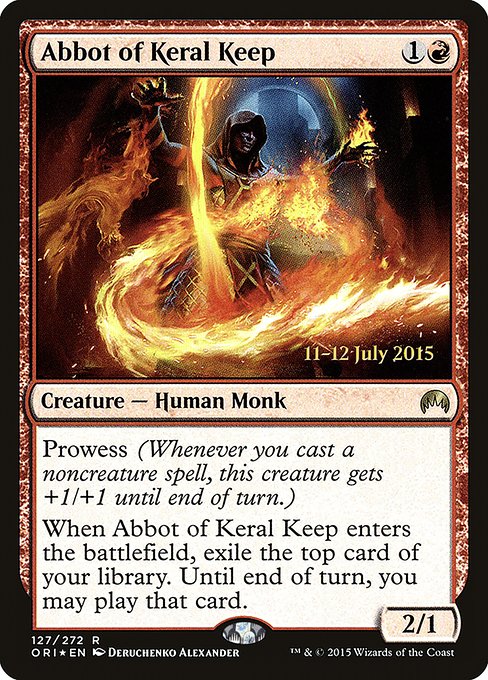 Abbot of Keral Keep - Magic Origins Promos - Promo Foil