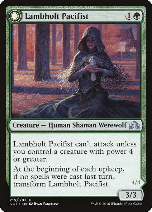 Lambholt Pacifist // Lambholt Butcher - Shadows over Innistrad