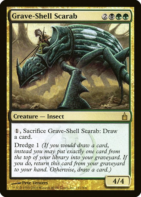 Grave-Shell Scarab - Ravnica: City of Guilds