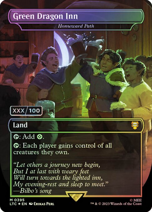 Green Dragon Inn (Homeward Path) - Tales of Middle-earth Commander - Double Rainbow, Borderless