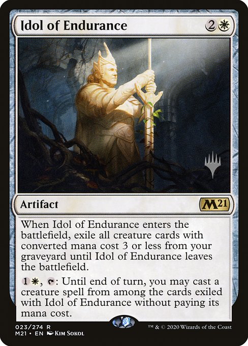 Idol of Endurance - Core Set 2021 Promos